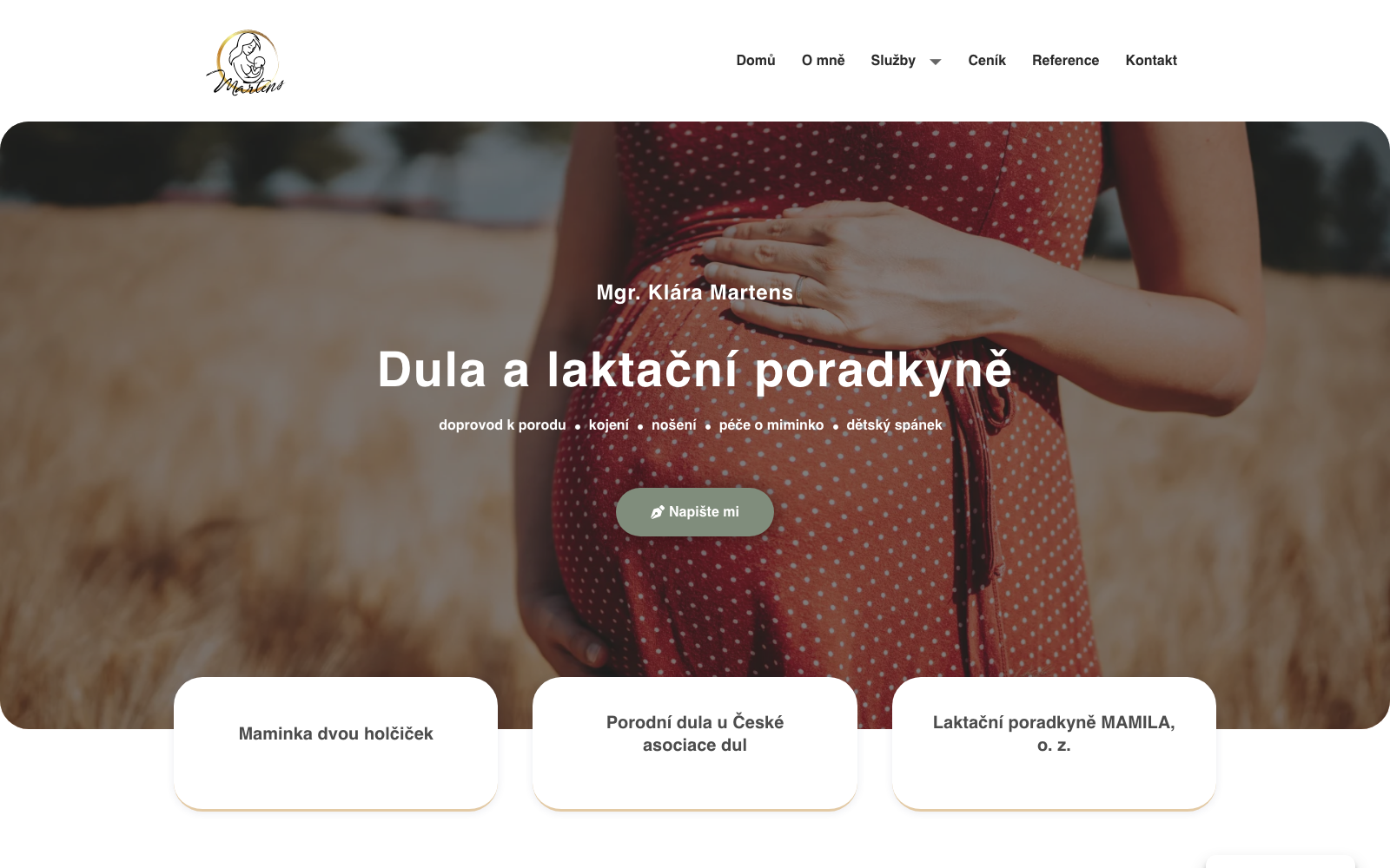 Náhled projektu Klára Martens