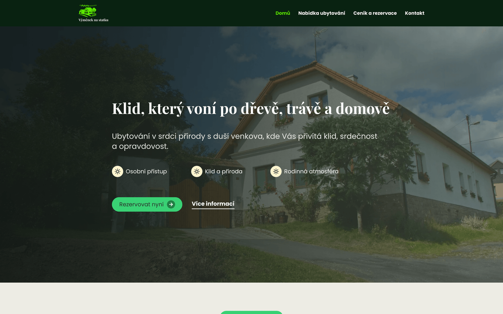 Náhled projektu Výměnek na statku v Kochánově